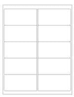 A white square with four smaller squares positioned within its boundaries.